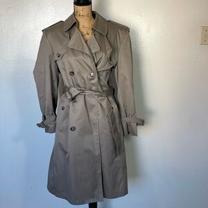 Christopher Hayes Trench Coat Size 36 S/M